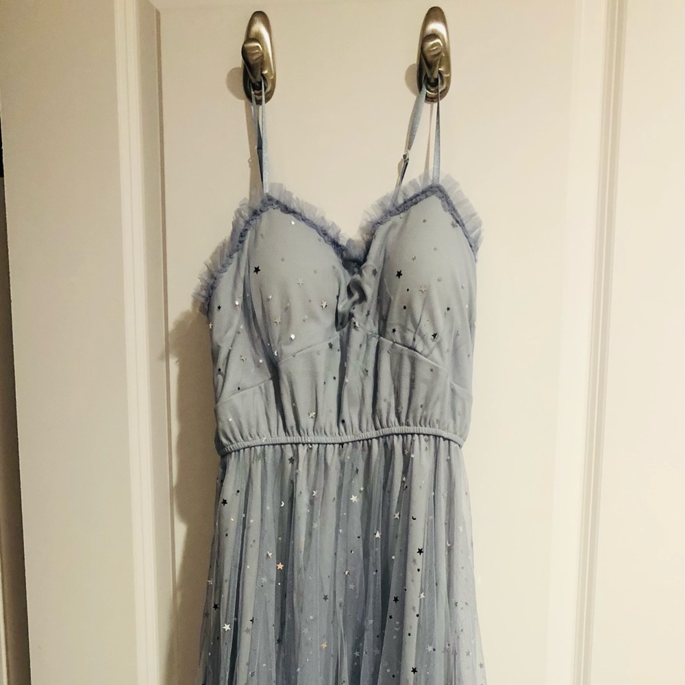 Light blue sparkly dress